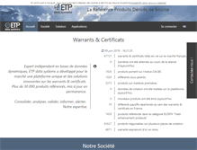 Tablet Screenshot of etpdatasystems.com